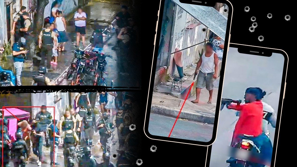 Los sujetos fueron captados a través de cámaras.