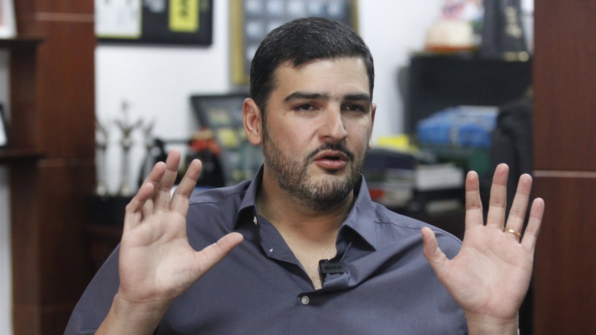 El alcalde de Guayaquil, Aquiles Álvarez.