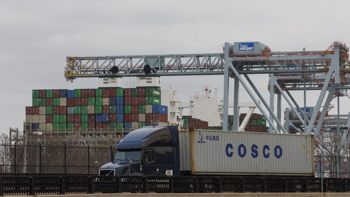 Uno de los puertos que se usan para que China exporte a Estados Unidos.