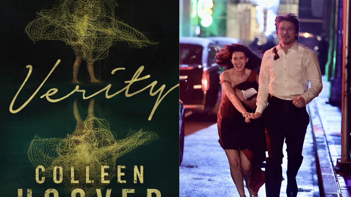 Los actores Anne Hathaway y Josh Hartnett fueron captados en pleno rodaje de 'Verity'.