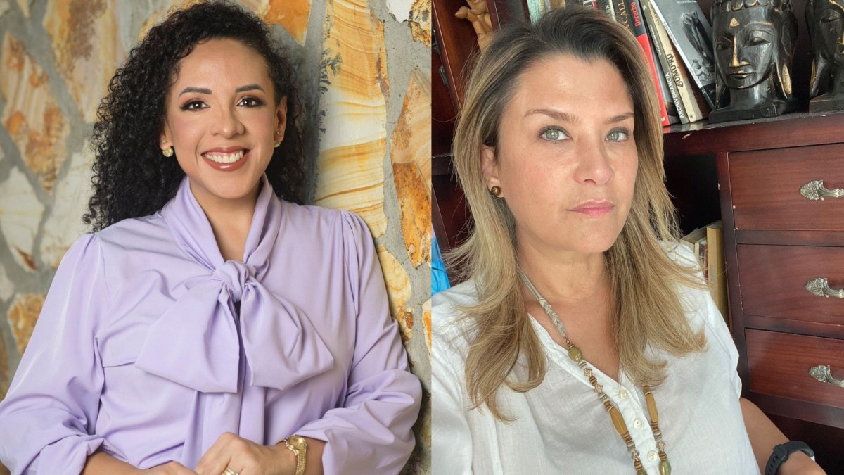 Martha Cecilia Villafuerte y Silvia Buendía