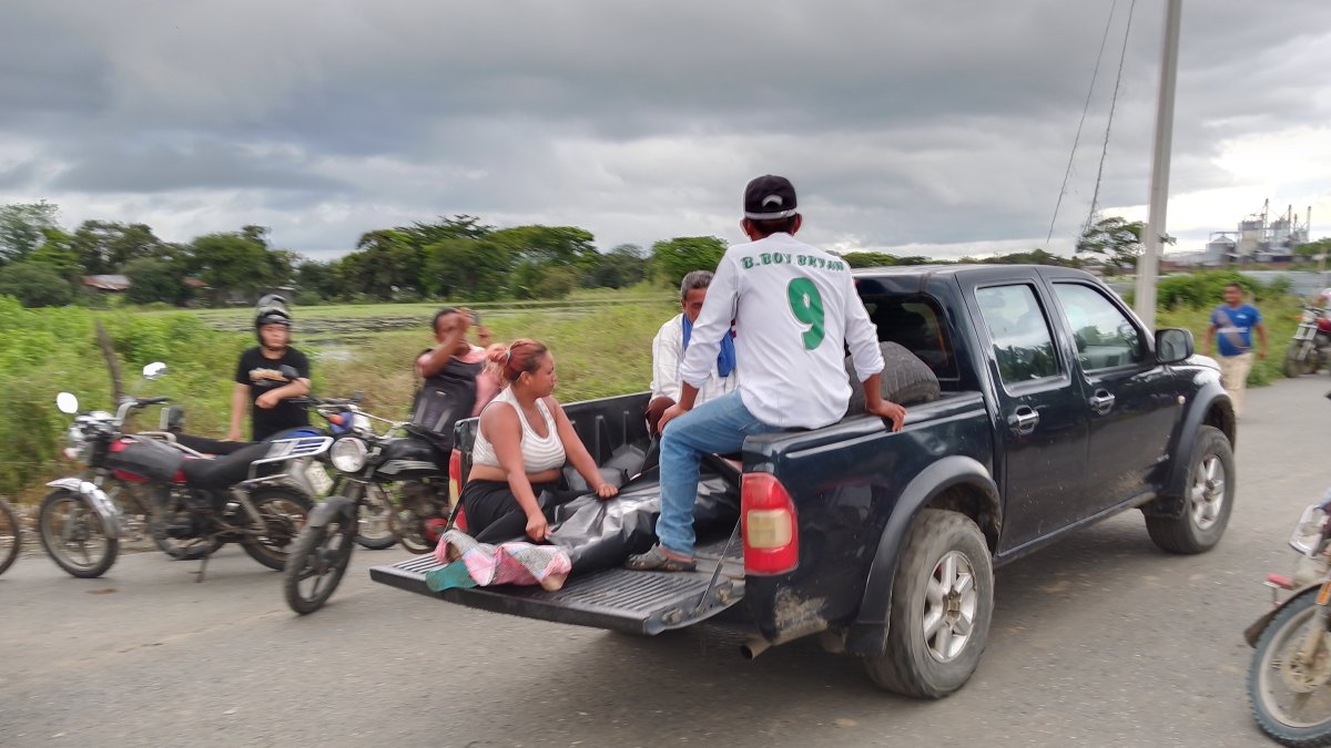 Familiares rescataron el cuerpo y lo trasladaron a la morgue de Salitre.