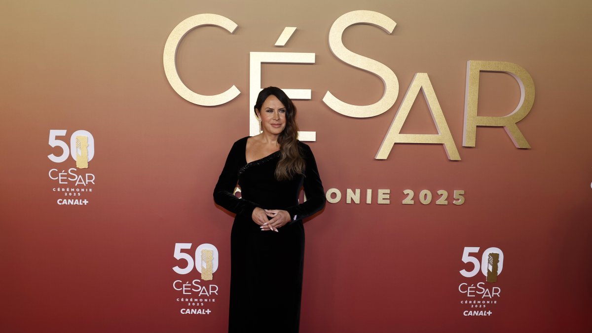 Karla Sofia Gascon a su llegada en los ceremonia 50th de los Premios César.