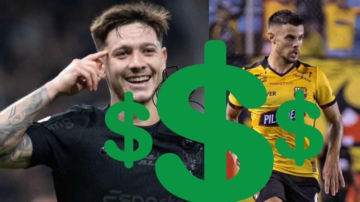 Rodrigo Garro de Corinthians, cuesta 14 millones de dólares y Joaquín Valiente d Barcelona 2 millone.