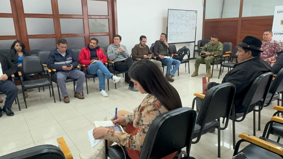 Las condiciones del tiempo han movilizado a las autoridades de Cotopaxi.