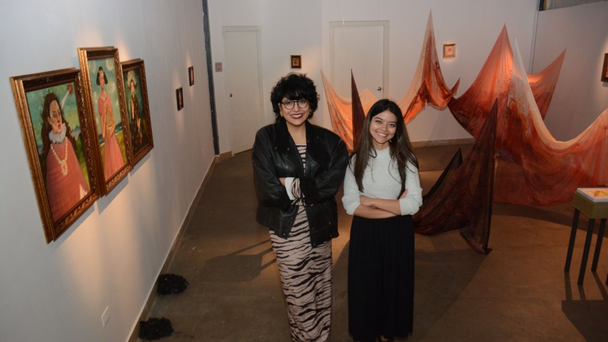 La exposición de Polett Zapata y Mikaela Montenegro abrió sus puertas en Parterre Galería, en la PUCE.