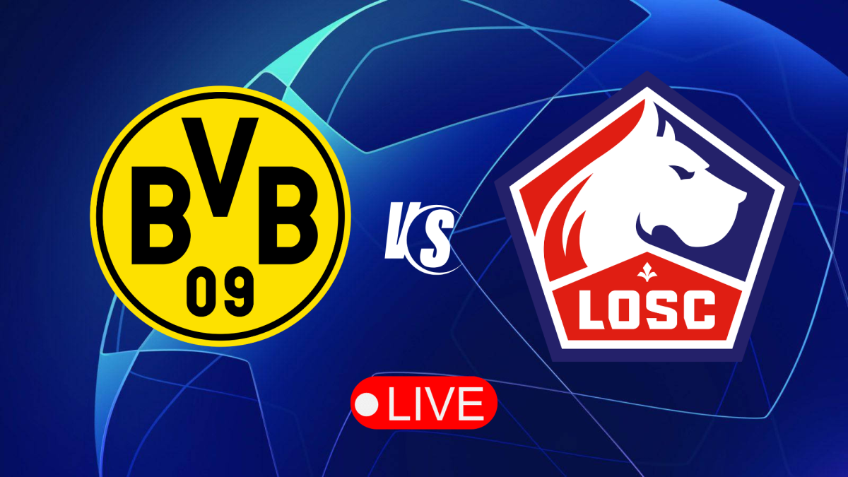 Borussia Dortmund y Lille se miden en los octavos de Champions League.