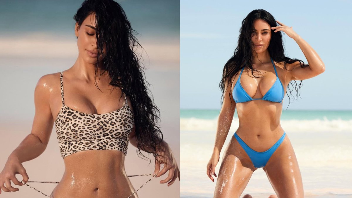Kim Kardashian deslumbra con sus trajes de baño
