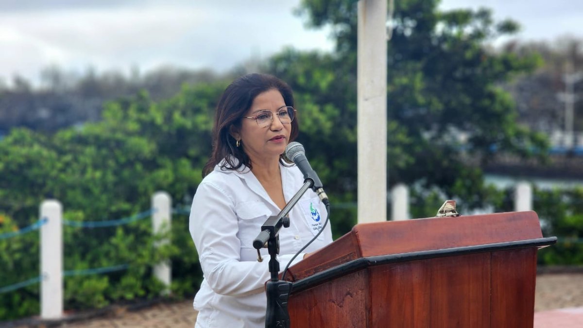 Autoridad. Mariuxi Farías es la nueva directora del Parque Nacional Galápagos, desde el martes 4 de marzo de 2025.