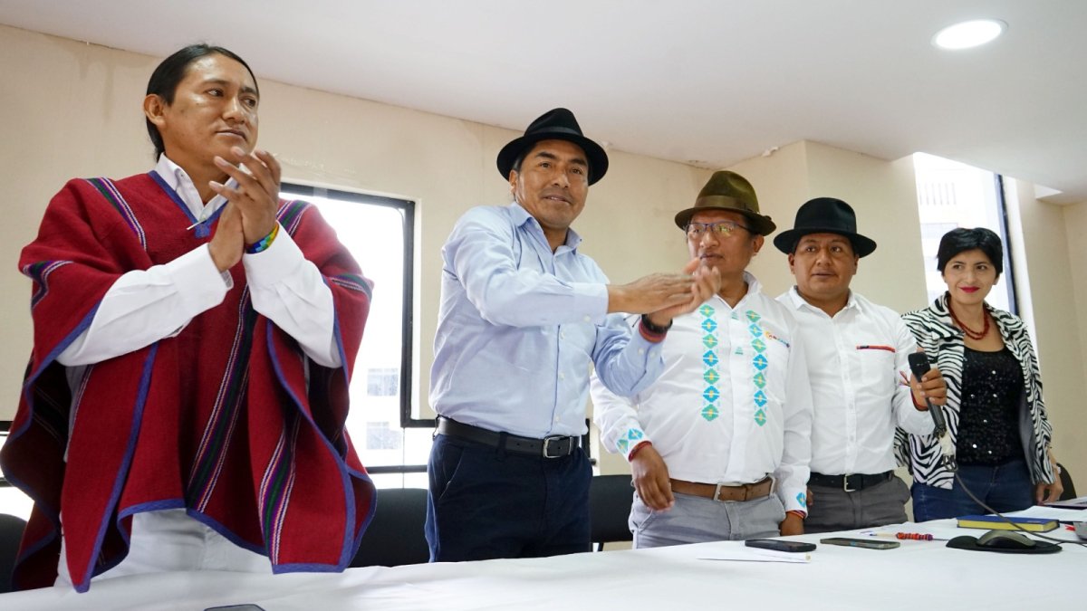 Sesión. El pasado 17 de febrero, el movimiento Pachakutik tuvo un consejo político con el que inició el proceso de discusión sobre su postura.