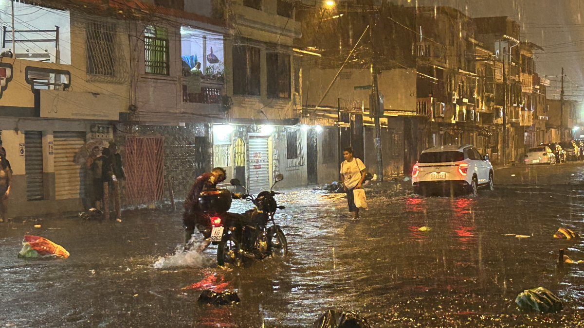 Inundaciones en Guayaquil.