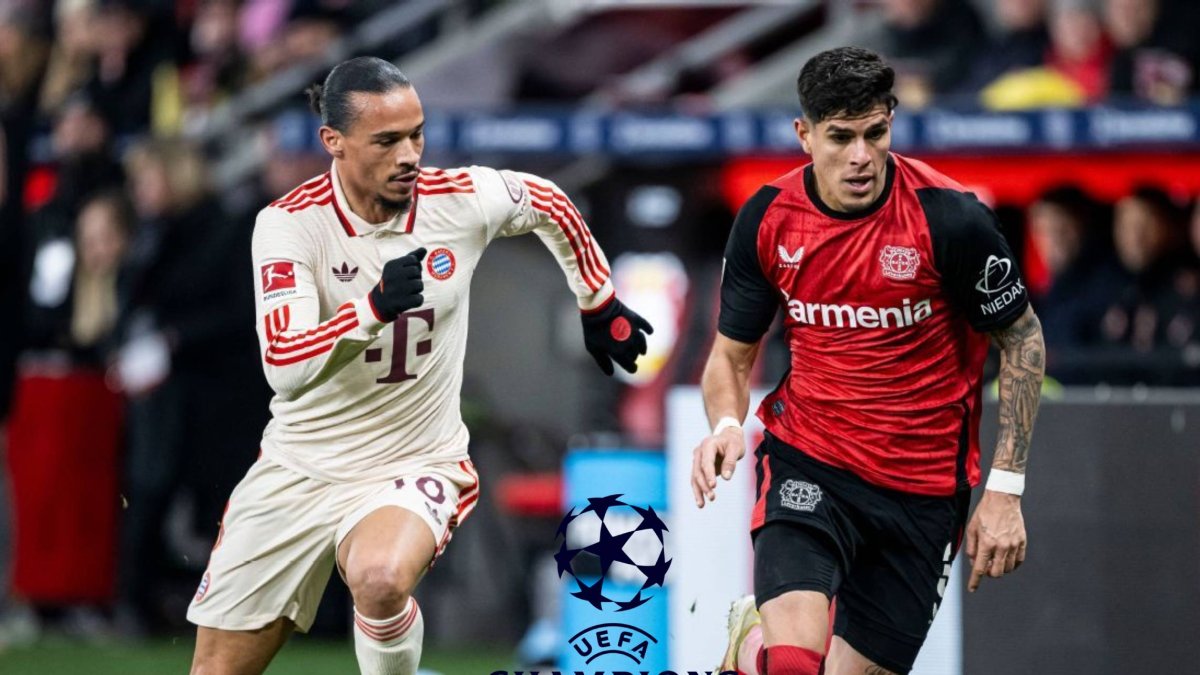 Bayer Leverkusen de Piero Hincapié (d) visita al Bayern Múnich.