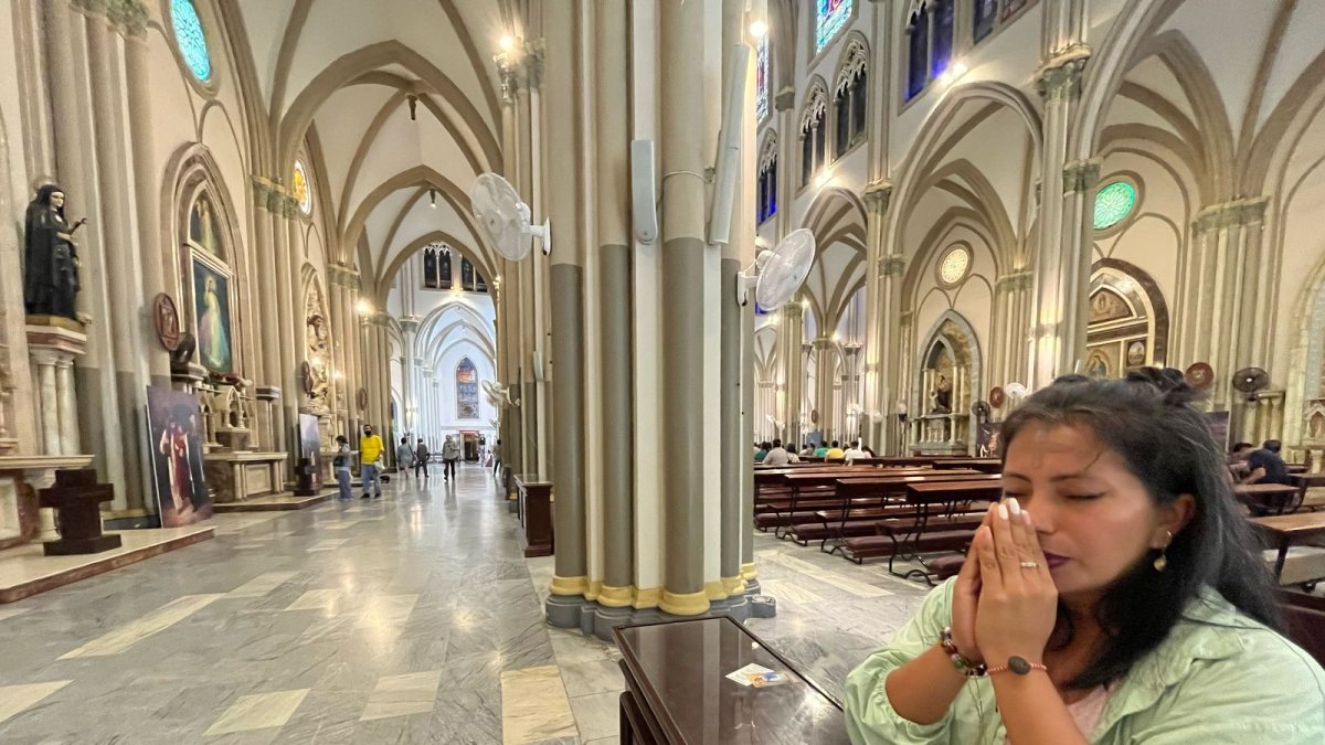 Varios fieles pidieron por seguridad en el país.