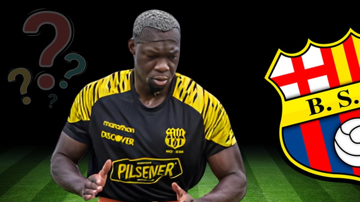 Felipe Caicedo no ha debutado con Barcelona SC por lesión.