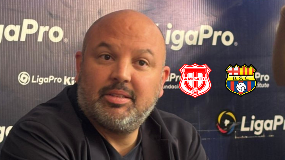 Miguel Ángel Loor, presidente de la LigaPro.