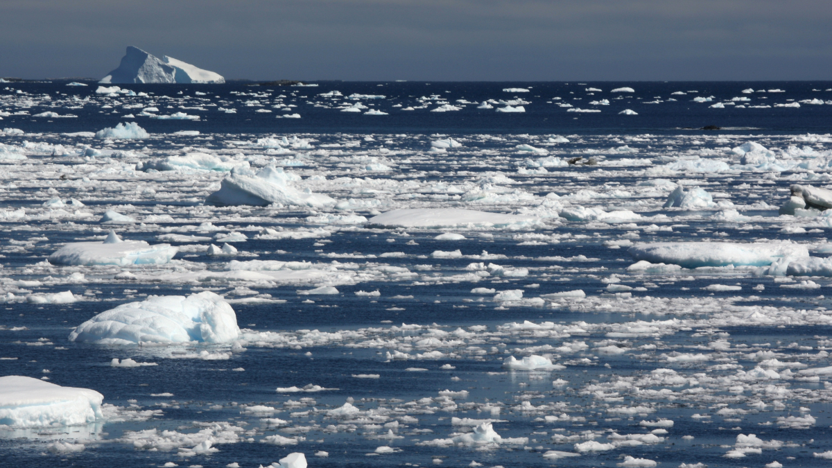 Referencial. Derretimiento de hielo marino.