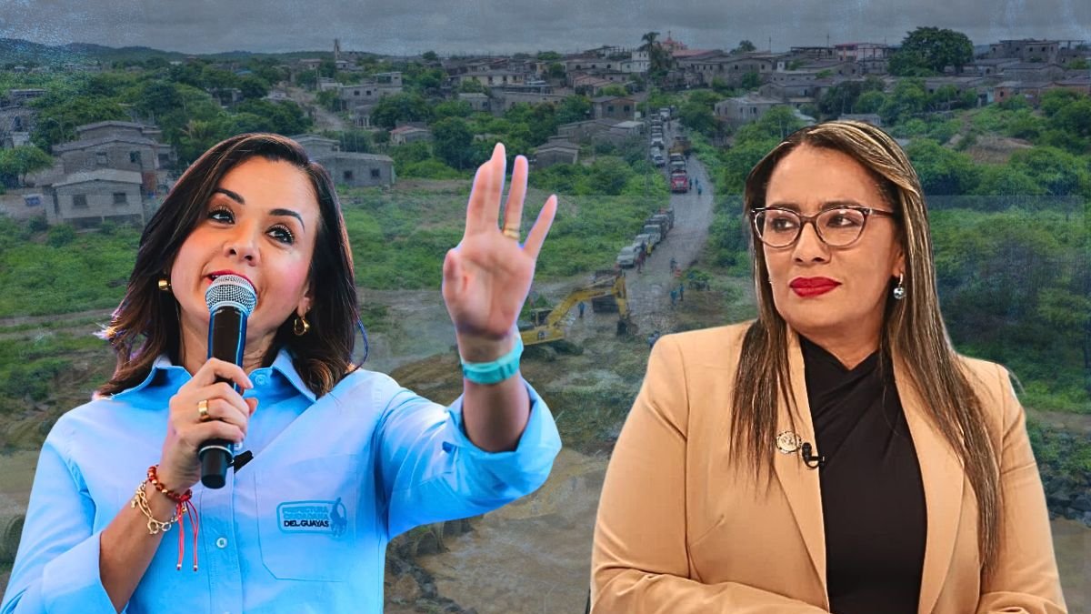 Emergencia en Engabao condujo a la gobernadora del Guayas a criticar la gestión de la prefecta Aguiñaga.