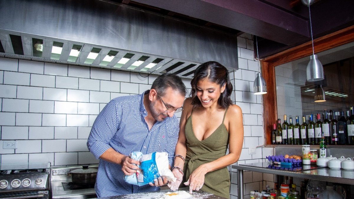 Vicente Taiano y Pamela Sambrano.