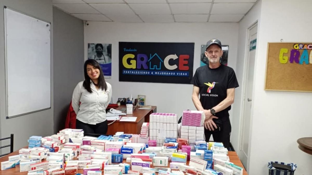 ONG. La Fundación Grace ayuda con salud integral a migrantes en Ecuador.