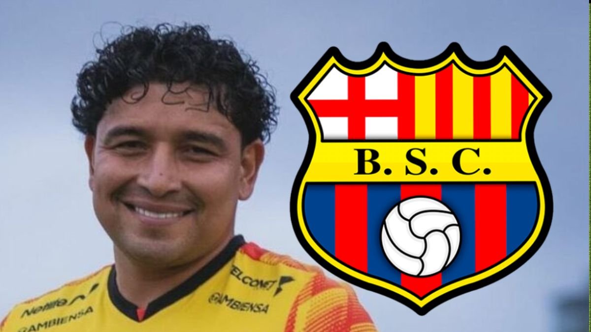Mario Pineida jugador del Barcelona SC.