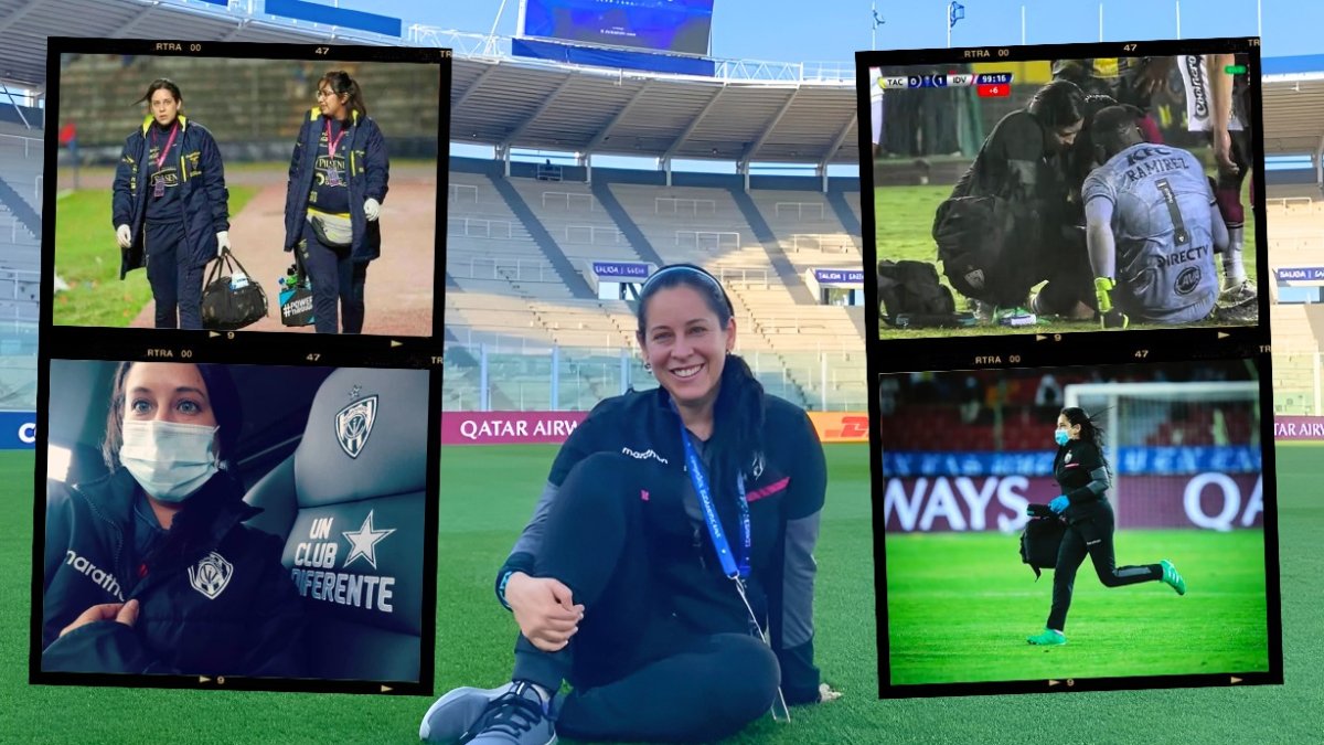 Wendy Montiel es parte del departamento médico de Independiente del Valle desde 2018.