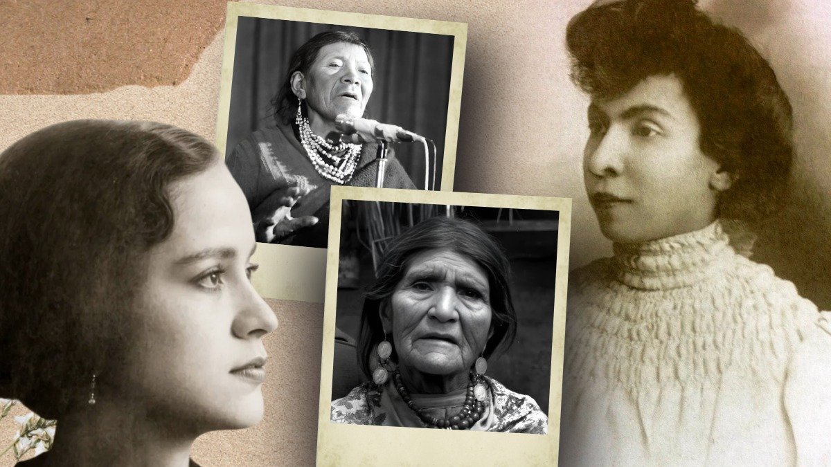 Matilde Hidalgo, Dolores Cacuango, Tránsito Amaguaña y Zoila Ugarte de Landívar.