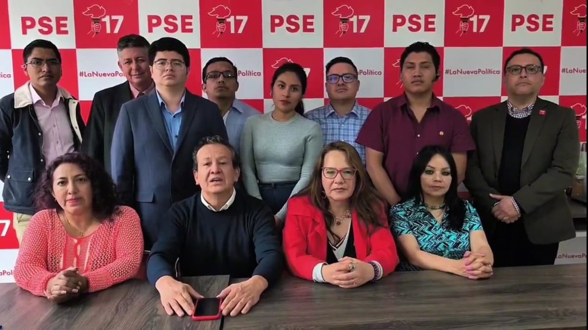 Gustavo Vallejo, dirigente del Partido Socialista, anunció la decisión.