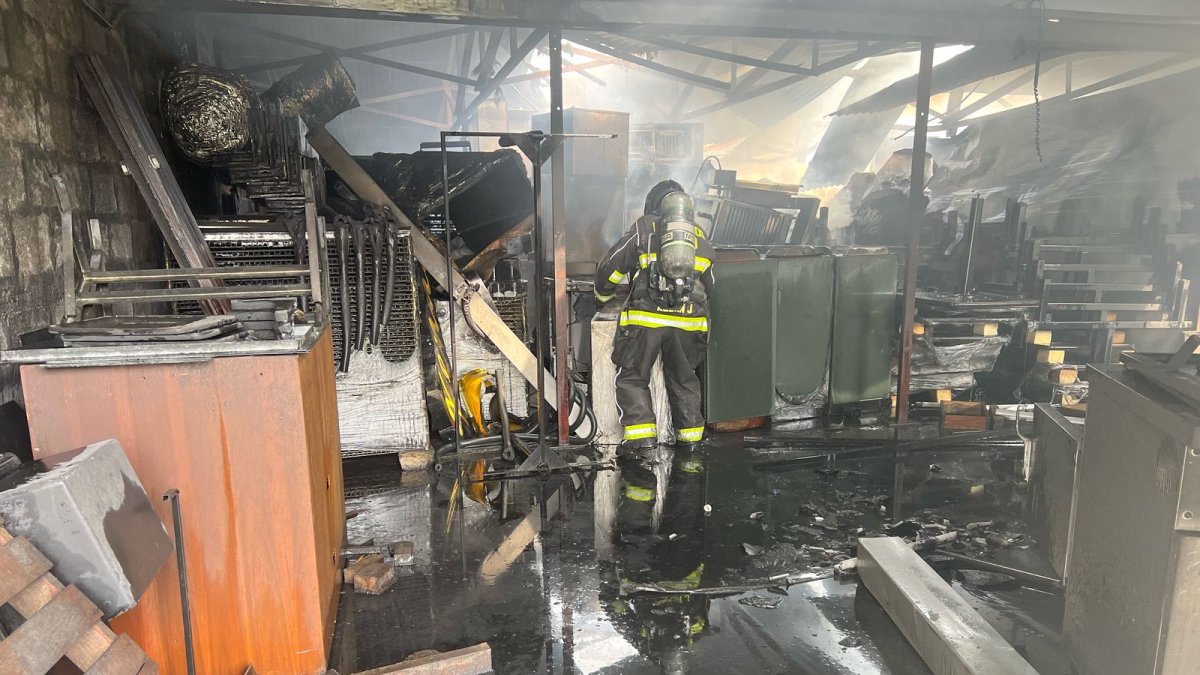 Se realizaron tareas de remoción y enfriamiento de la bodega.