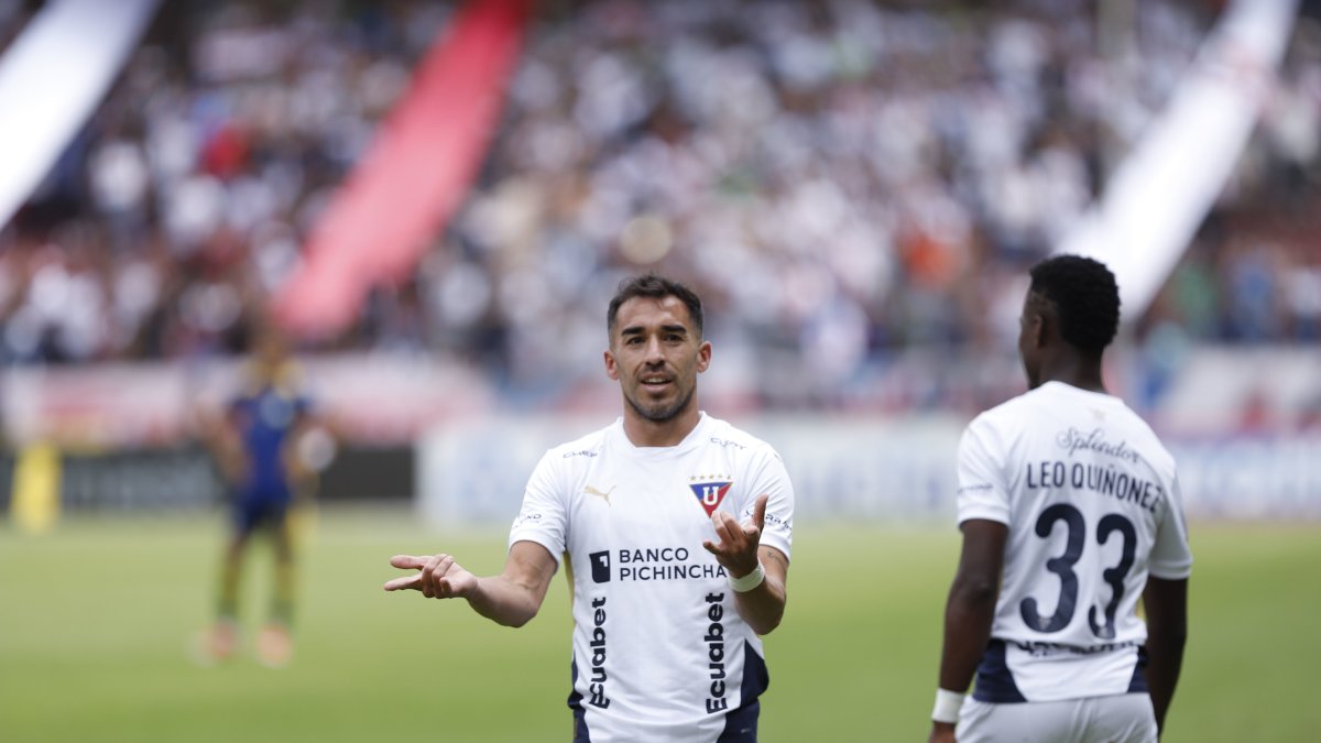 El argentino Lisandro Alzugaray marcó ante Orense y Delfín.
