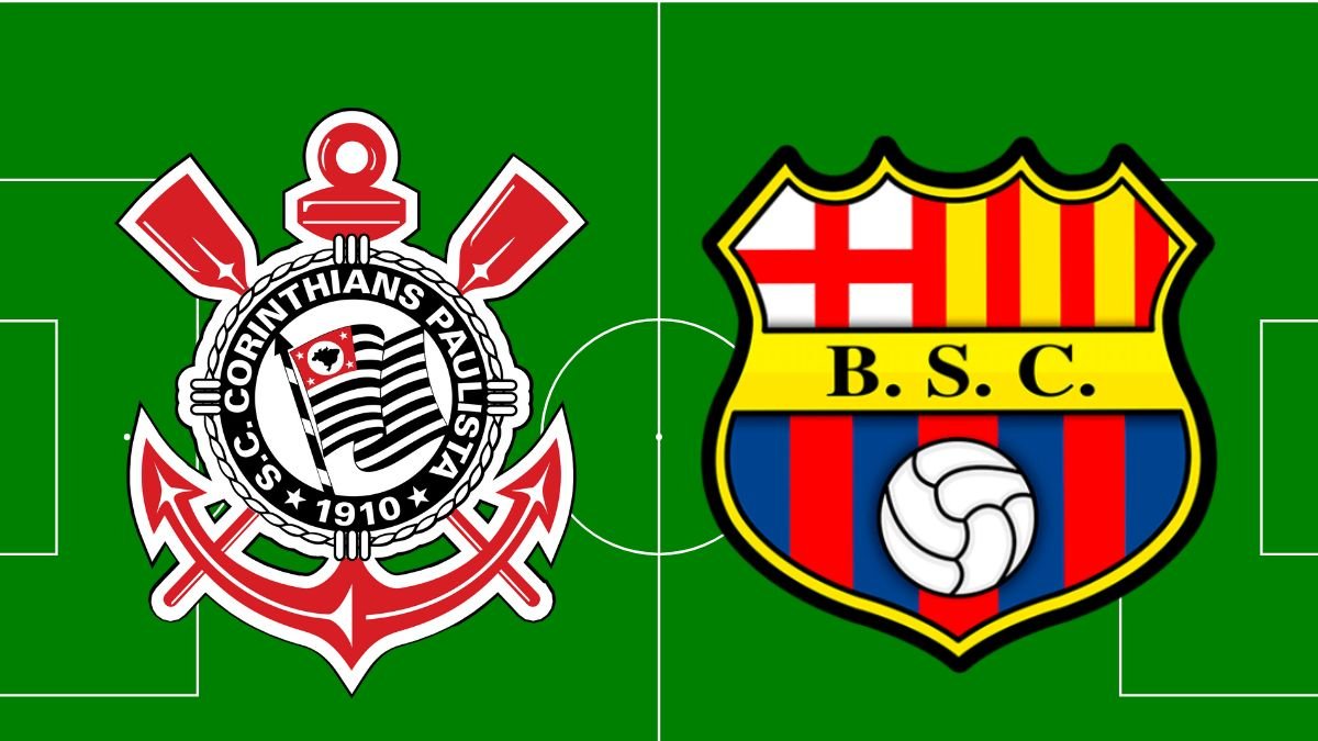 Corinthians recibe a Barcelona SC en Sao Paulo.