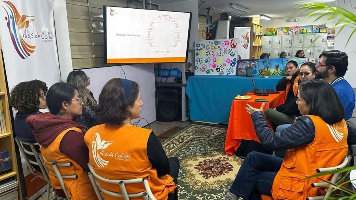 ONG. La Fundación Alas de Colibrí trabaja por el bienestar de personas vulnerables en la serranía ecuatoriana.