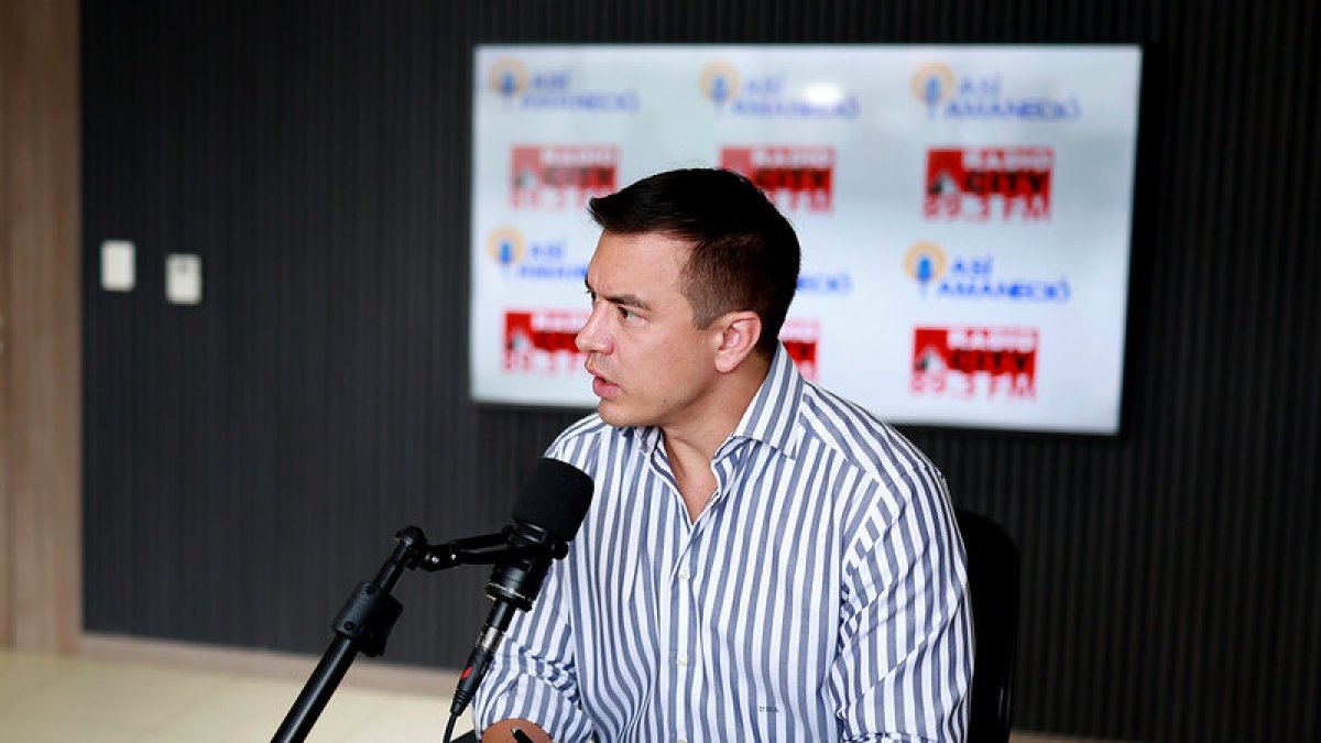 Daniel Noboa es el presidente más joven del Ecuador; en abril se enfrentará a Luisa González en el balotaje.