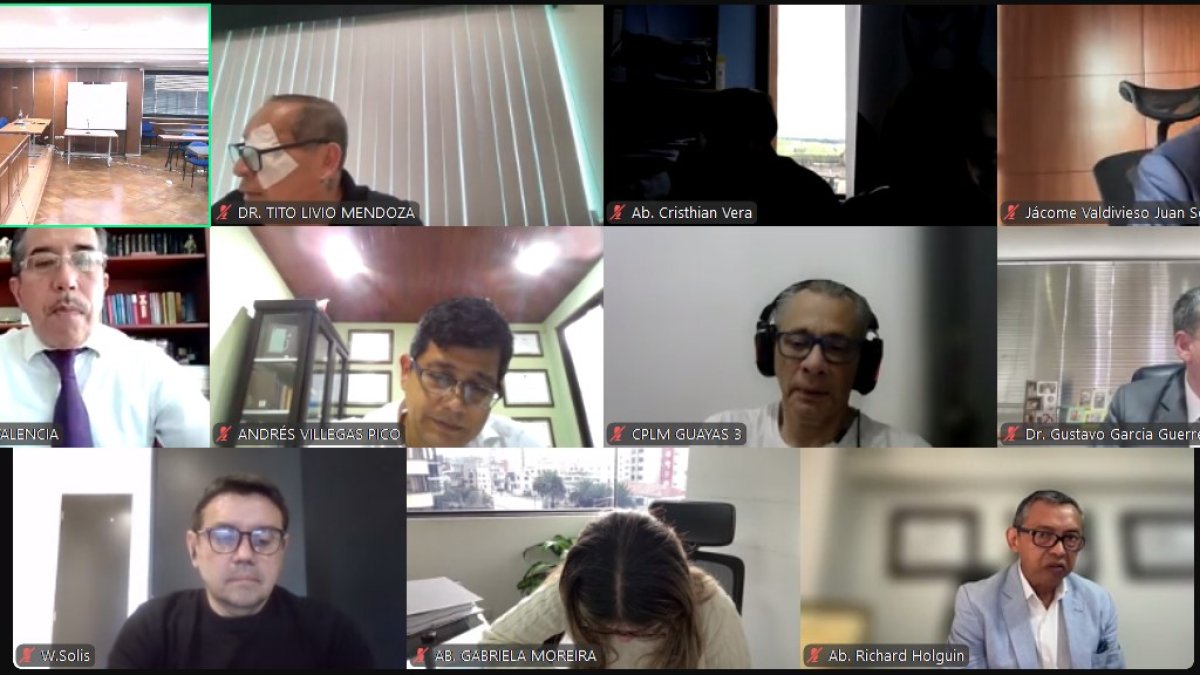 La audiencia del caso Reconstrucción de Manabí se realiza de forma telemática.