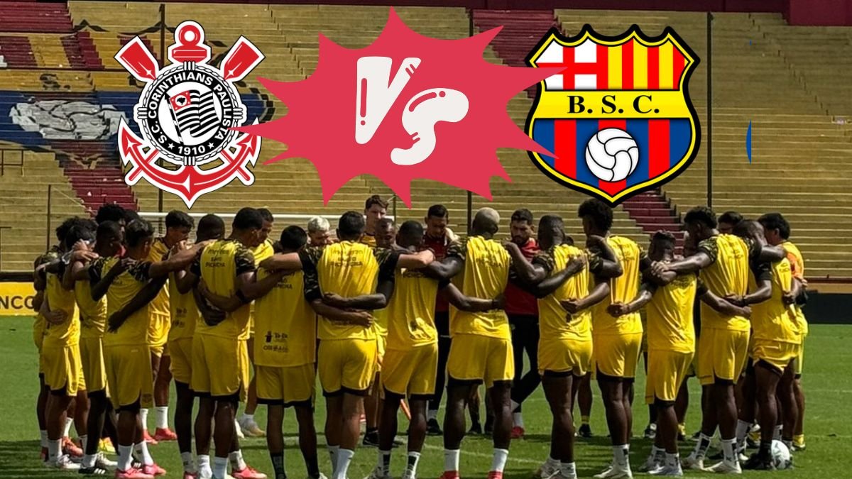 Barcelona SC y una oración antes del entrenamiento.