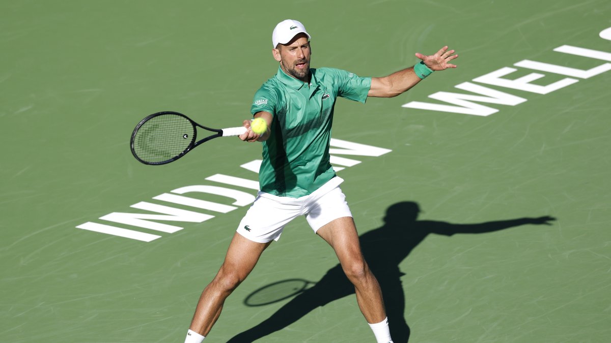 Nole no pudo en la segunda ronda del Masters 1.000 de Indian Wells, tras caer por 6-1, 3-6 y 6-1 ante el holandés Botic Van de Zandschulp.
