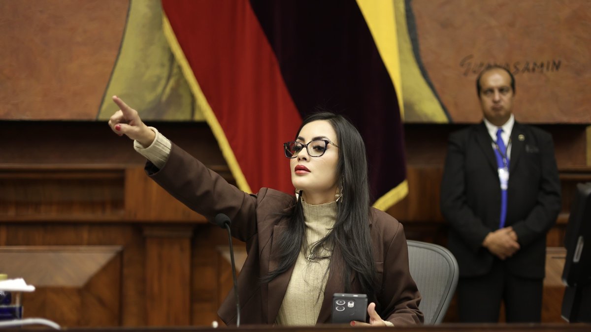 La correísta Viviana Veloz preside la Asamblea Nacional.