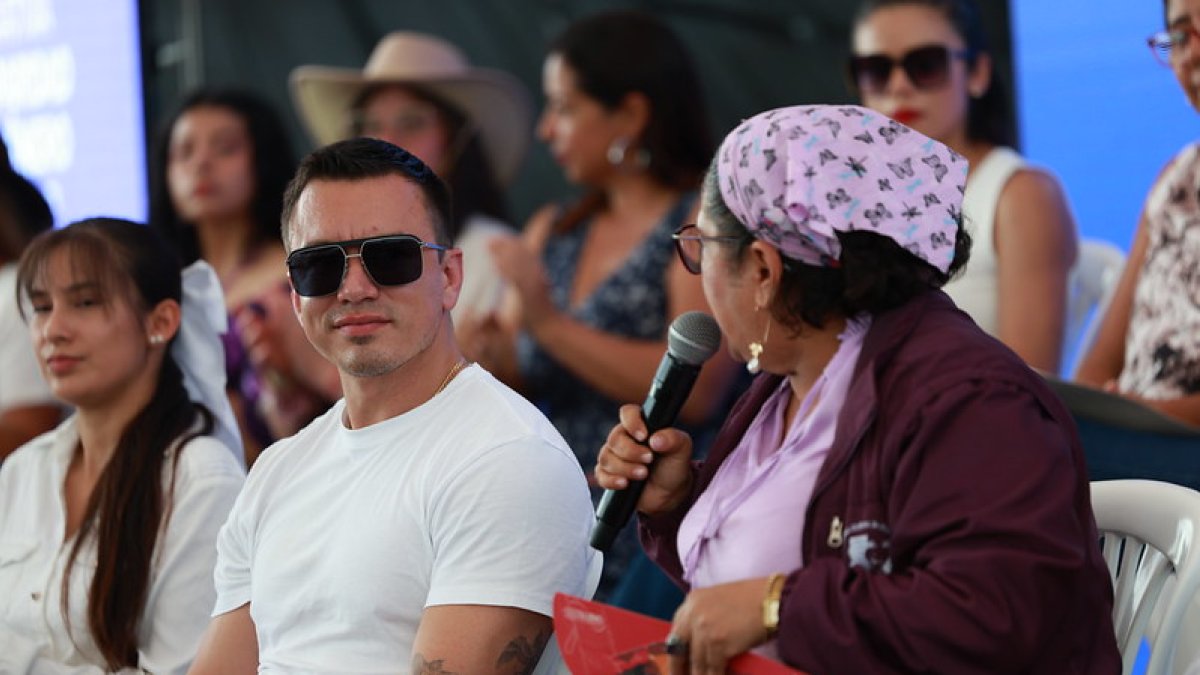 Daniel Noboa en una foto de archivo, el 8 de marzo de 2025.