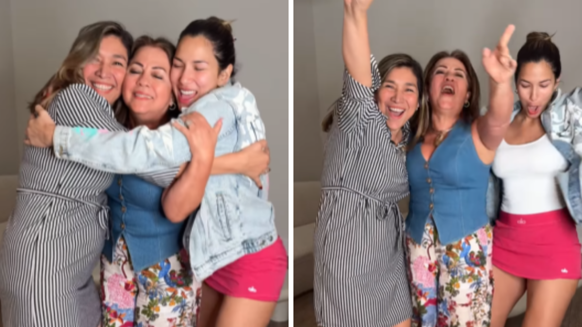 Nachita Ríos, Alejandra Jaramillo y Maria Elena Lopez están juntas en Miami.