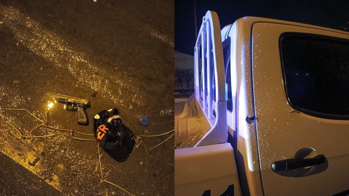 Indicios. Los sujetos dispararon contra el patrullero.