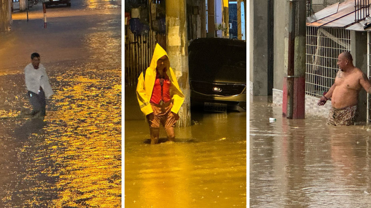 Imágenes de las inundaciones en Manabí.