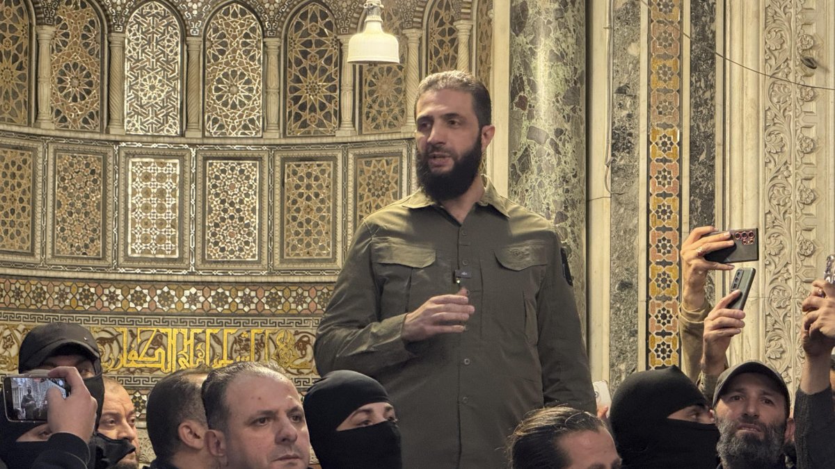 El líder sirio, Ahmed al Sharaa, en una reciente aparición.