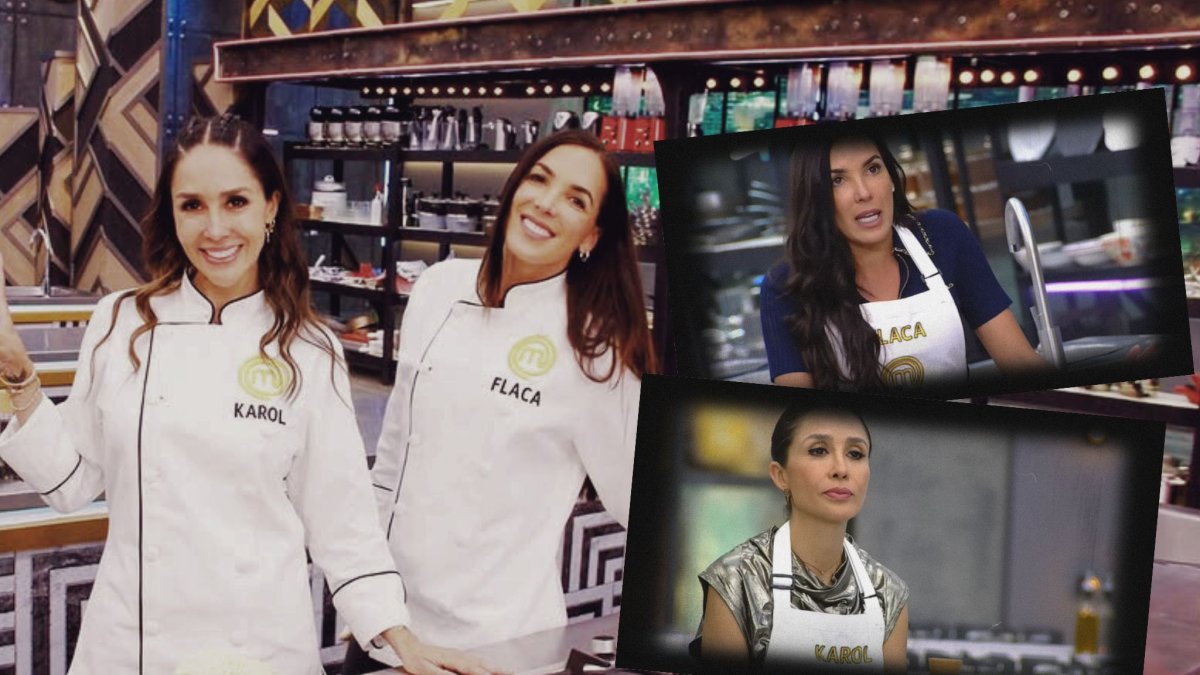 Karol Noboa y María Teresa Guerrero en MasterChef Celebrity
