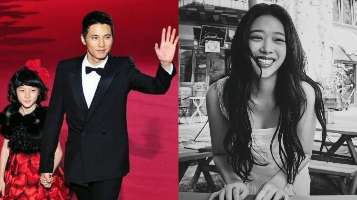 Kim Sae Ron, 10 años, junto a Kim Won Bin en una alfombra roja; Kim Sae Ron en su juventud.