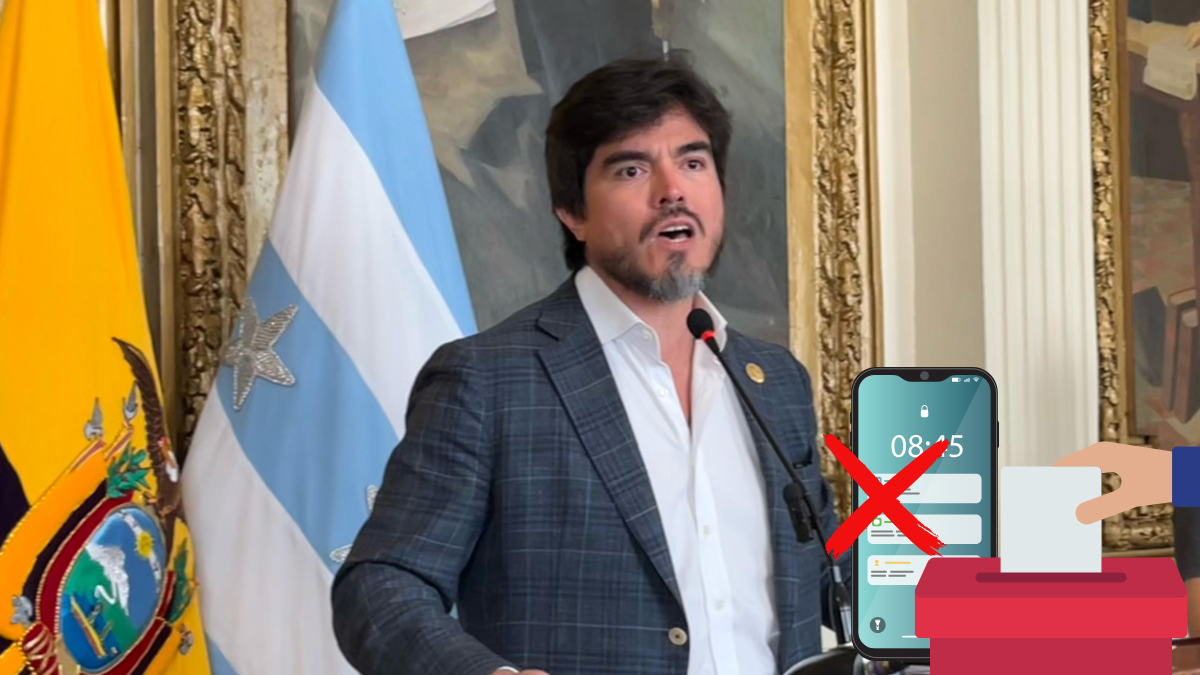 Ministro de Gobierno, José de la Gasca, habla sobre la prohibición del CNE.