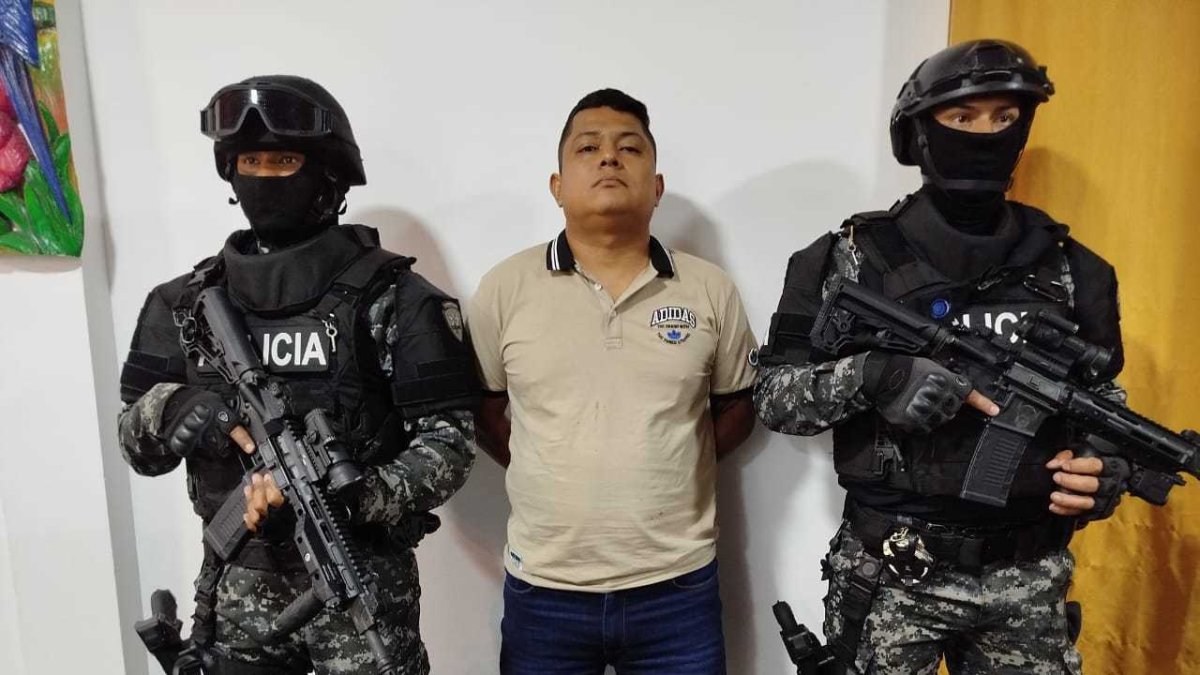 Darío Peñafiel, alias Topo, fue detenido en Joya de Los Sachas, Orellana.