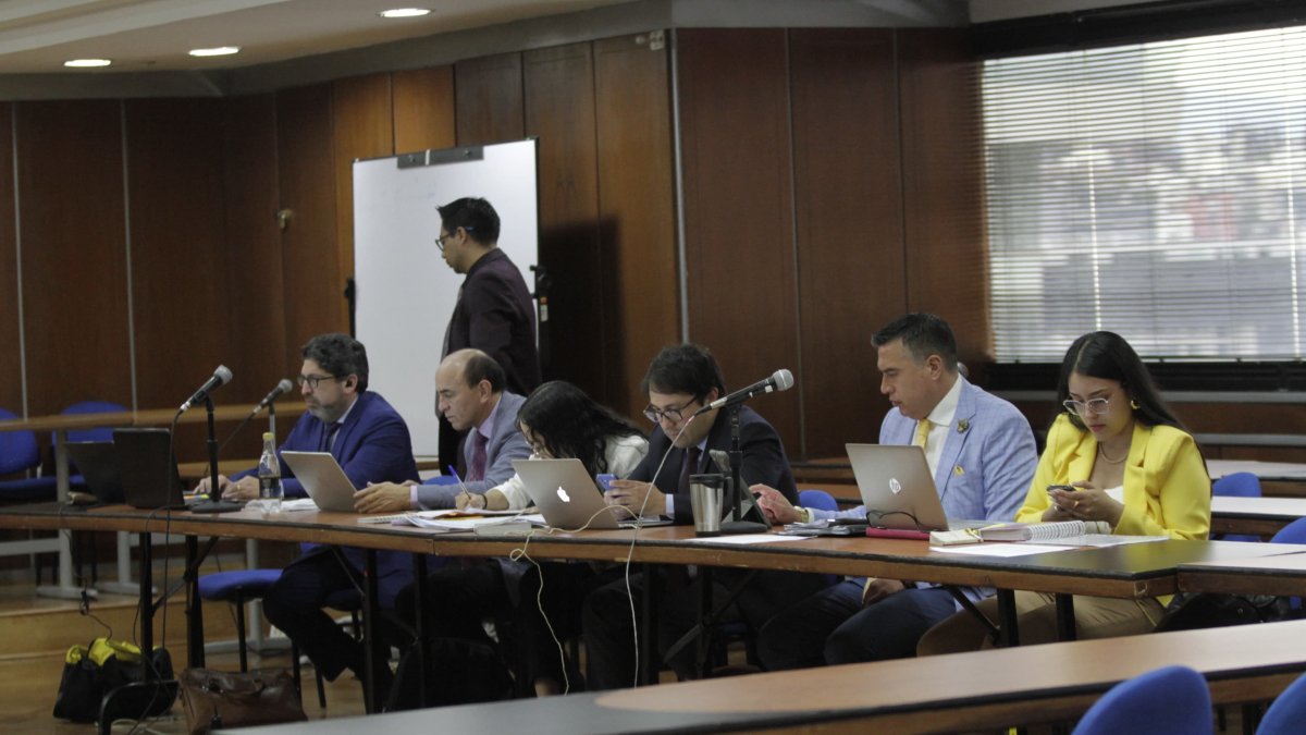 El fiscal subrogante Wilson Toainga, en una audiencia crucial, formuló cargos contra los exconsejeros del Cpccs, conocidos como la Liga Azul