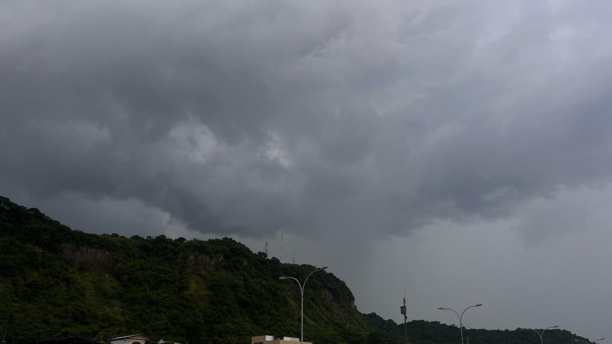 Escenario. Vista de un tramo de la avenida Carlos Julio Arosemena, norte de Guayaquil.