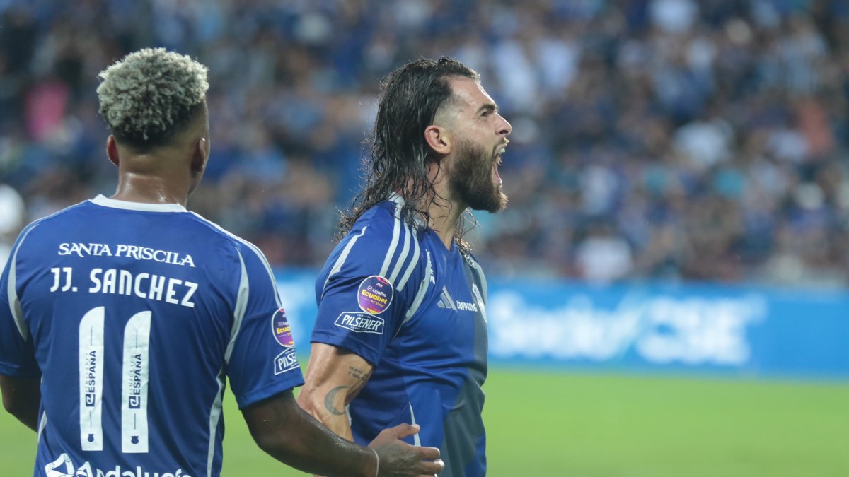 Facundo Castelli delantero del Emelec que podría jugar en Colombia.l