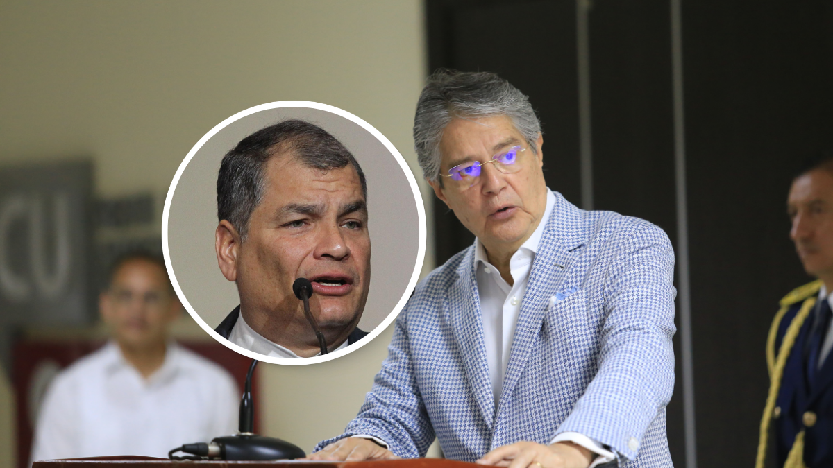 Guillermo Lasso y Rafael Correa protagonizan un enfrentamiento en redes sociales.