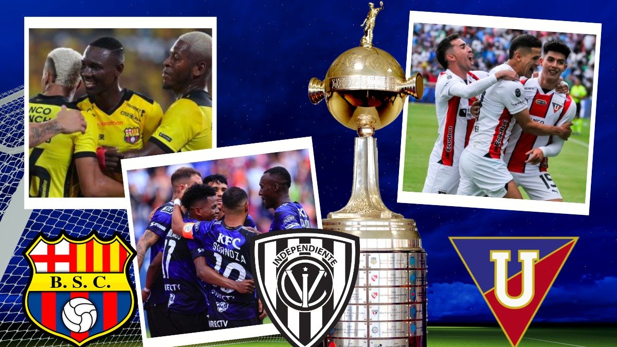 Barcelona SC, Independiente del Valle y Liga de Quito ya conocen sus rivales.